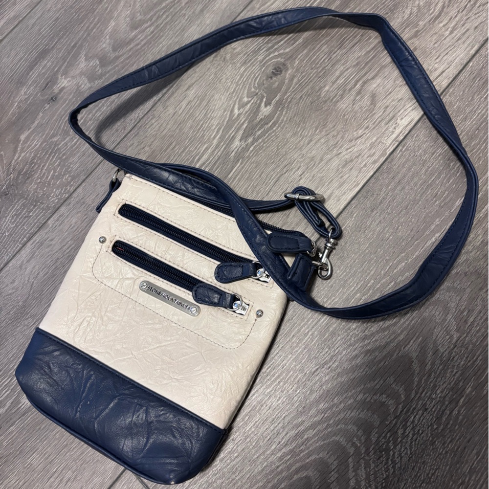 Crinkle-Leather Crossbody - Picture 2 of 3